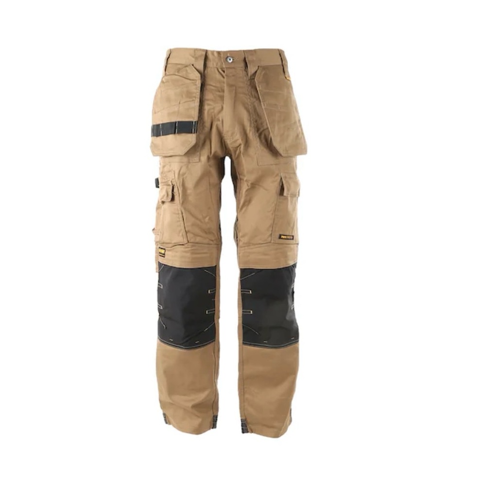 Men’s Dewalt pro tradesman stretch pants 34x33 Tan